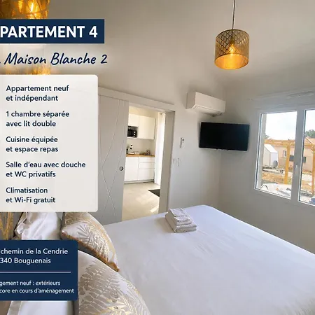 招待所 La Maison Blanche 1 Et 2 布格奈斯