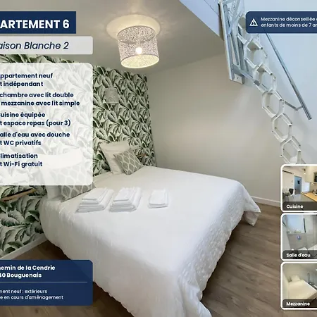 La Maison Blanche 1 Et 2 3* 布格奈斯
